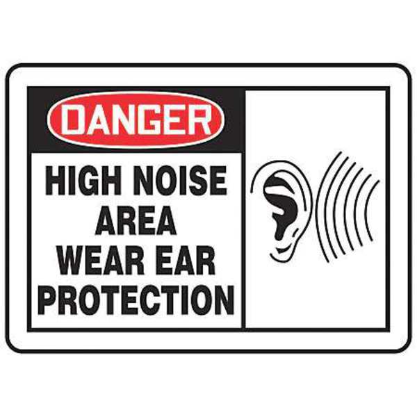 Safety Label, 3-1/2 In. H, 5 In. W, PK5, LPPE003VSP