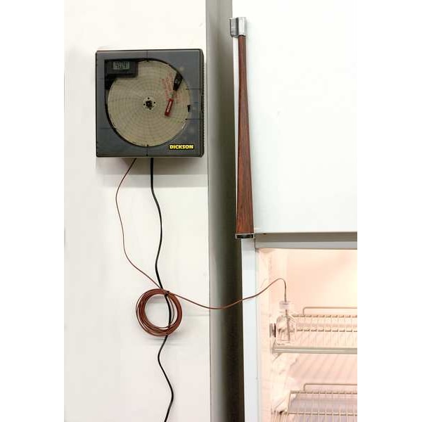 Circular Chart, 6 In, 0 to 100F, 7 Day, PK60