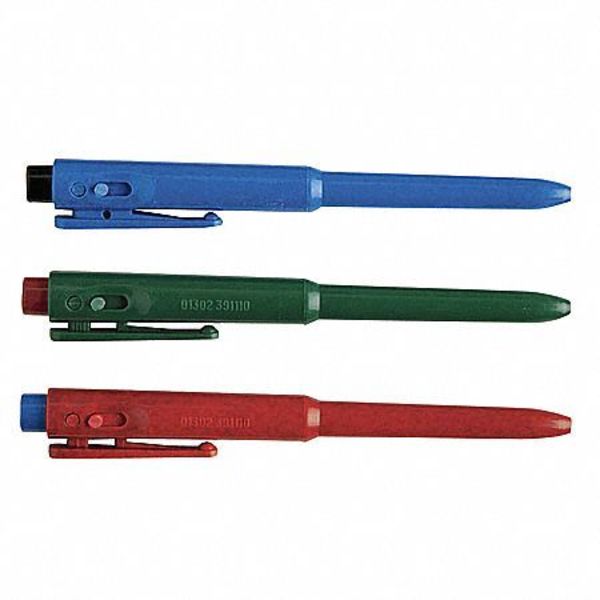 Metal Detectable Retractable Pen, Black, PK25