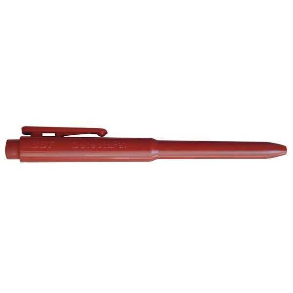 Metal Detectable Retractable Pen, Red, PK25