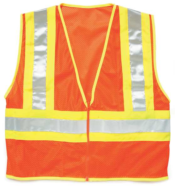 Large Class 2 High Visibility Vest, Orange