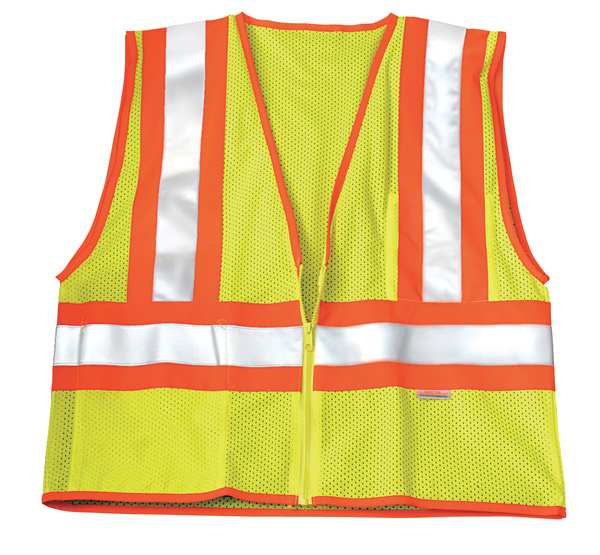 Large Class 2 High Visibility Vest, Lime