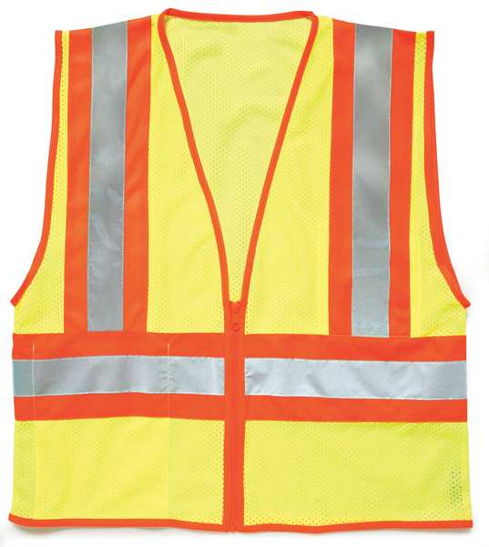 2XL Class 2 High Visibility Vest, Lime