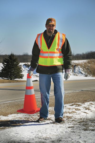 2XL Class 2 High Visibility Vest, Lime
