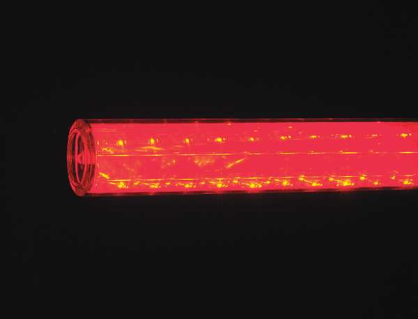LED 5-Stage Safety Baton, Red/Blue
