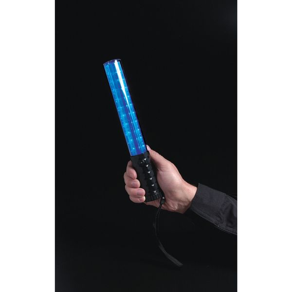 LED 5-Stage Safety Baton, Red/Blue