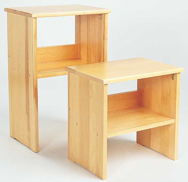 Art Bench, Folding H 17 in., Maple