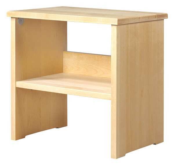 Art Bench, Folding H 17 in., Maple