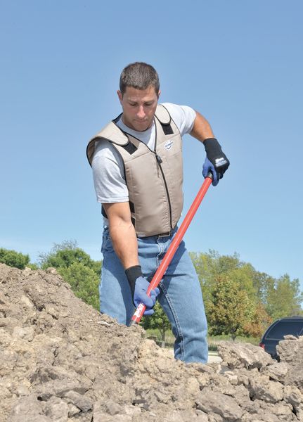 Phase Change Cooling Vest, L, Khaki