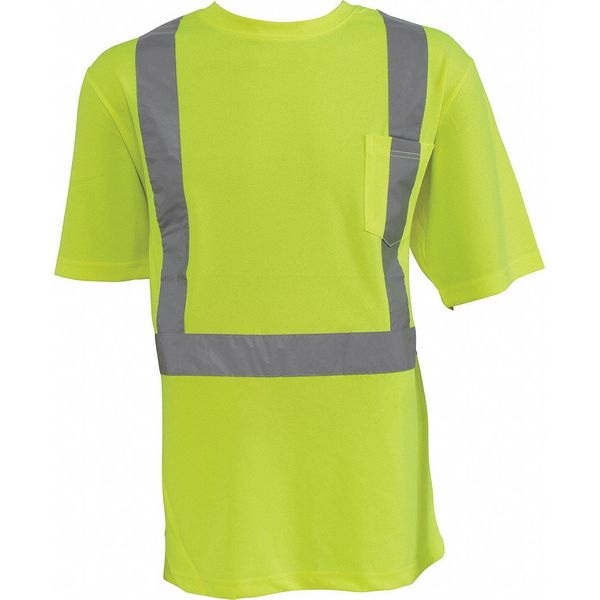 Short Slv T-Shirt, Lime, 100 per PET, 2XL