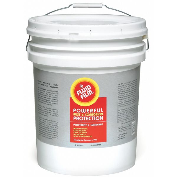 Fluid Film Non-Aerosol (NAS) Liquid Lubricant & Corrosion Inhibitor, Pail, 5 Gal