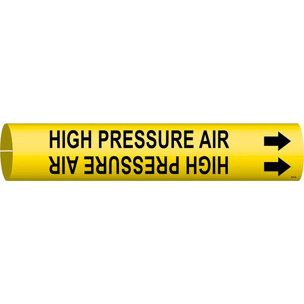 Pipe Mrkr, High Pressure Air, 1-1/2to2-3/8