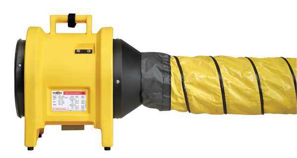 Conf.Sp. Fan, Axial, 12 In, 1 HP, 115V