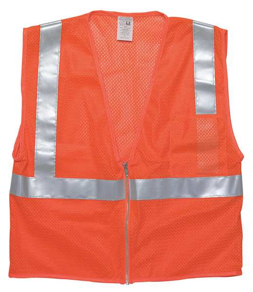 XL Class 2 High Visibility Vest, Orange