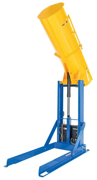 Drum Dumper, 60 In H, 1000 lb.Cap