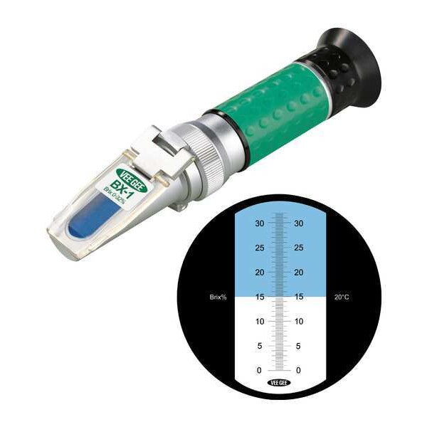 Refractometer, 0 to 32 perc Brix