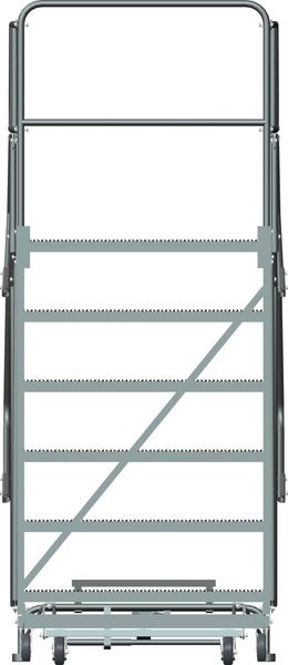 Roll Work Platform, Steel, Single, 60 In.H