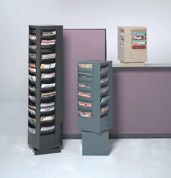 Magazine Display 20 Compartments, 14-1/8