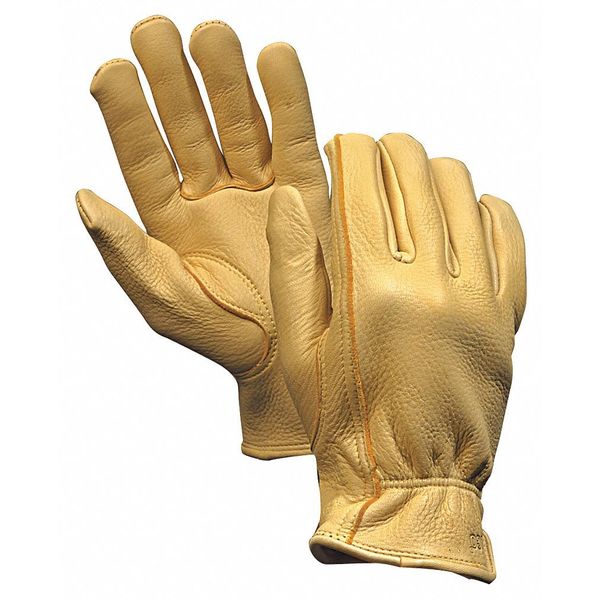 Womens Glove, Leather, Deerskin, Large, PR