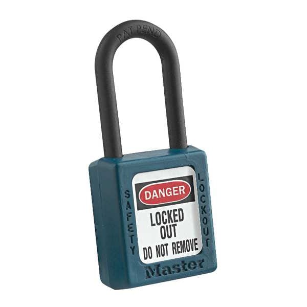 Lockout Padlock, KA, Blue, 1-3/4