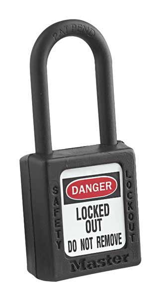 Lockout Padlock, KA, Black, 1-3/4