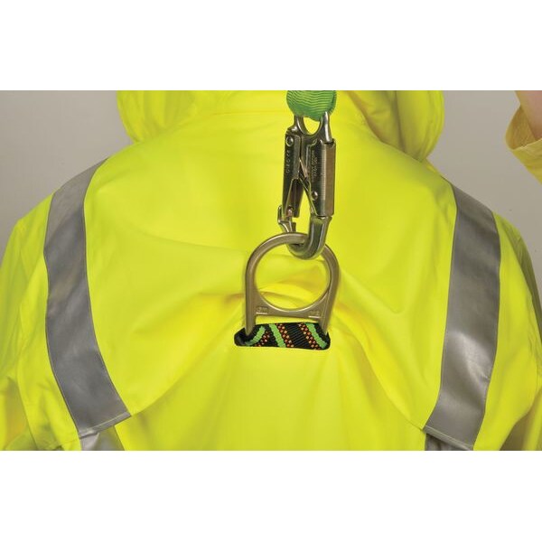 Icon Rain Jacket, Class 3, Type P, Black/Ylw, M