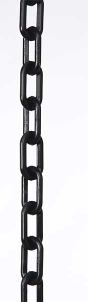 Plastic Chain, 2 In x 100 ft, Black
