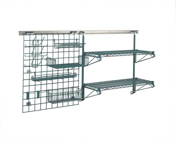 Antimicrobial Steel Wire Wall Grid, 18