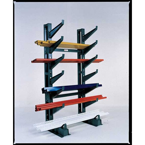 Inclined Add-On Cantilever Rack, 7 ft. H