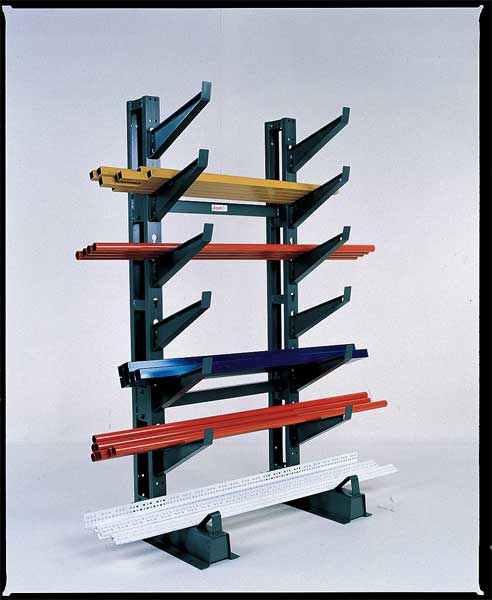 Inclined Add-On Cantilever Rack, 7 ft. H