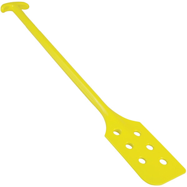 Paddle Scraper with Holes, 40L, Yellow