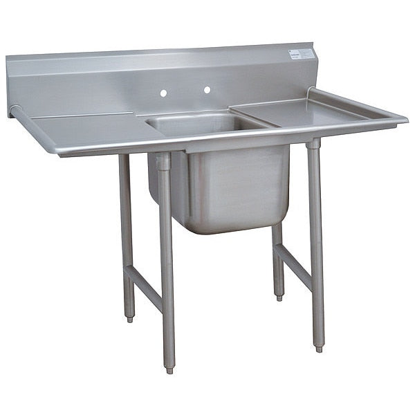 31 in W x 74 in L x 42 in H, Floor Mount, 18 ga. 304 Stainless Steel