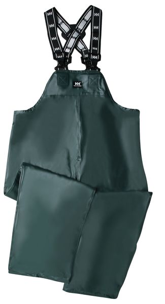 Rain Bib Overall, Green, L