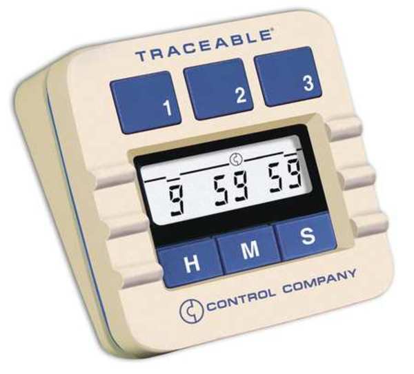 Lab Timer, Display 1/4 In, LCD