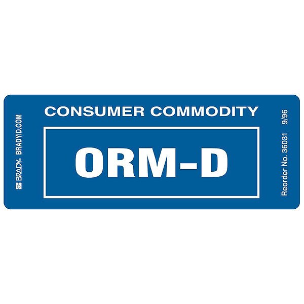 Label, ORM-D-Air, PK100
