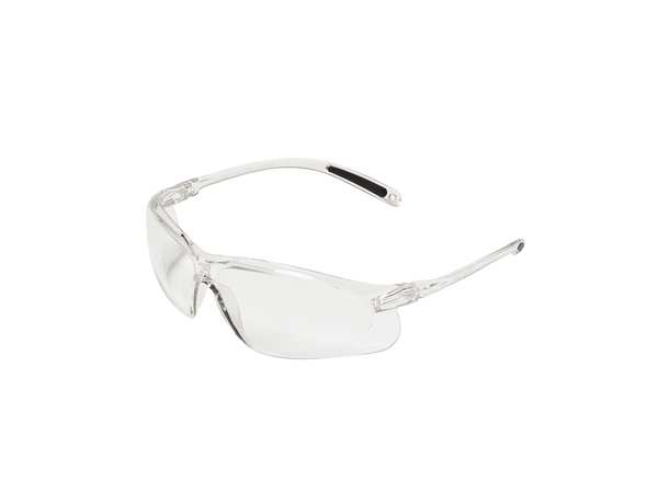 Safety Glasses, Wraparound Blue Mirror Polycarbonate Lens, Scratch-Resistant
