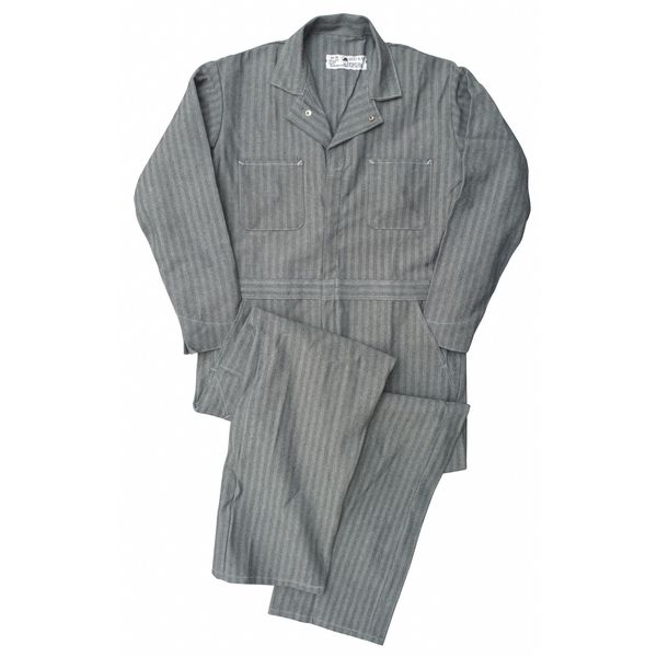 Coverall, Chest 44In., Fisher Herringbone