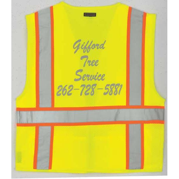 XL Class 2 High Visibility Vest, Lime