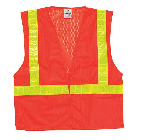 Large Class 2 High Visibility Vest, Orange