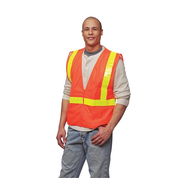 3XL Class 2 High Visibility Vest, Orange