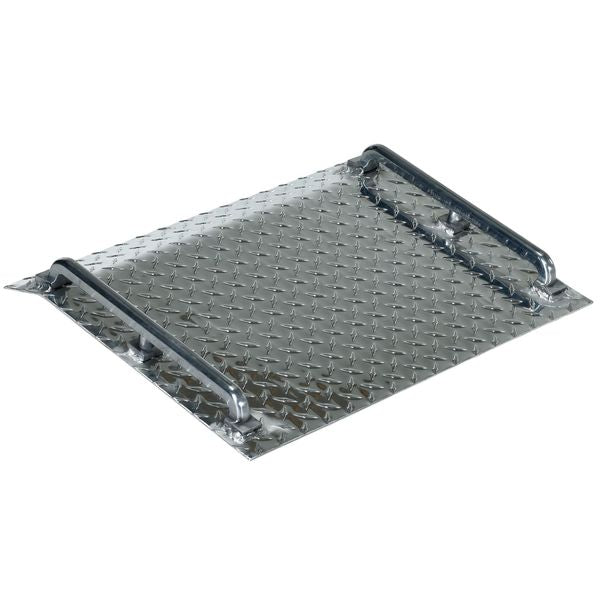 Mini Dockplate, Aluminum, 500 lb, 18 x 24In