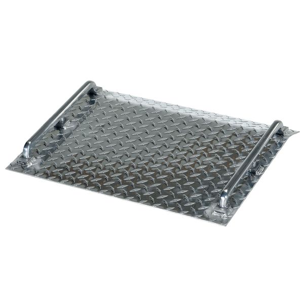 Mini Dockplate, Aluminum, 500 lb, 18 x 24In