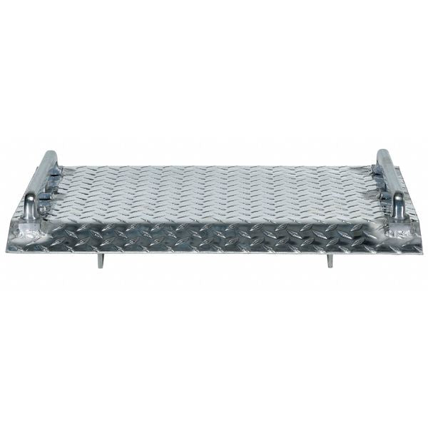 Mini Dockplate, Aluminum, 500 lb, 18 x 24In