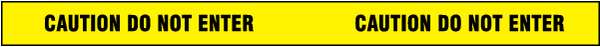Barricade Tape, Yellow/Black, 180ft x 2 In