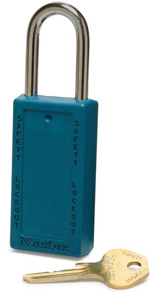 Lockout Padlock, KD, Teal, 3