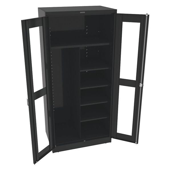 22 ga. Steel Storage Cabinet, 36 in W, 78 in H, Stationary