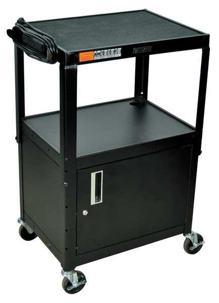 Audio-Visual Cart, 300 lb., 24 In. L