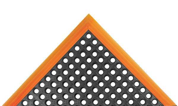 Mini-Diamond Studded Top Antifatigue Mat 3 ft 2 in W x 10 ft 6 in L, 7/8 In