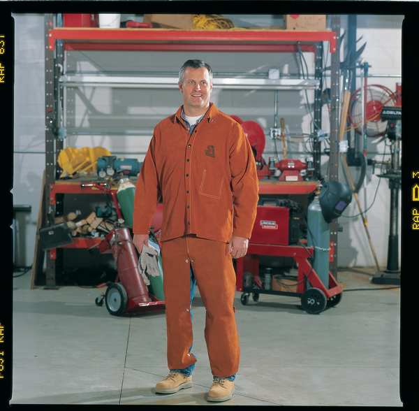 Welding Waist Apron, Leather, 18 x 24 In