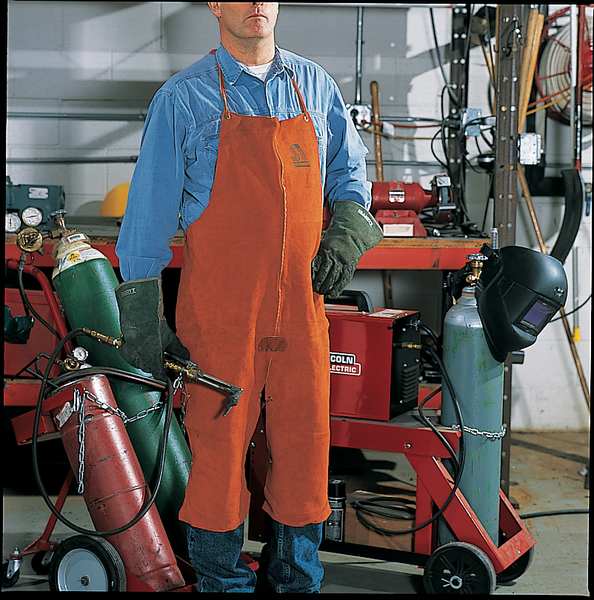 Welding Waist Apron, Leather, 18 x 24 In
